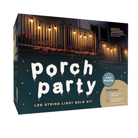 Miracle Led Outdoor String Light Kit, Low Profile, 2PK 607843